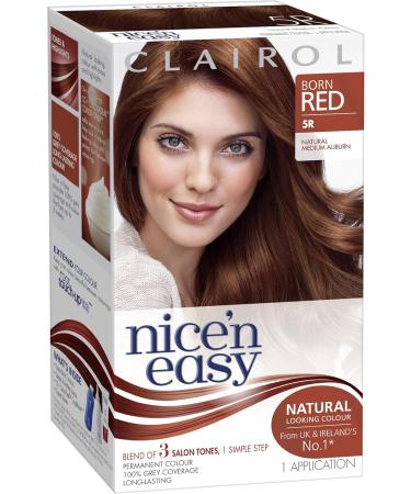 Clairol Nice'n Easy Permanent Hair Dye 111/5R Natural Medium Brown Auburn - Buy Online on GoSupps.com