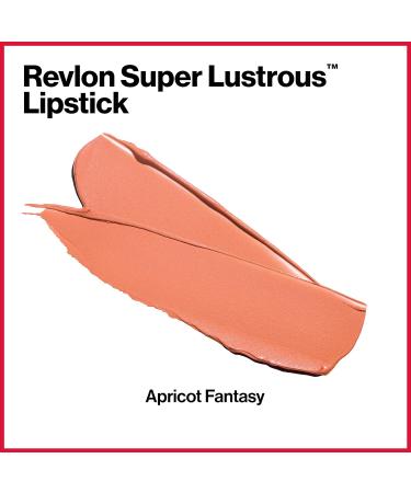Revlon Super Lustrous Lipstick in Apricot Fantasy (120) - Moisturizing Lipcolor with Vitamin E and Avocado Oil - Buy Online on GoSupps.com
