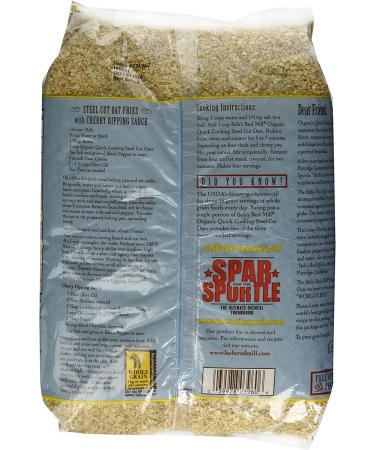 Bob's Red Mill Quick Cooking 100% Whole Grain Oats - 112 Ounce, 7 Pound Pack - Nutritious and Delicious Breakfast Option - Buy Online on GoSupps.com
