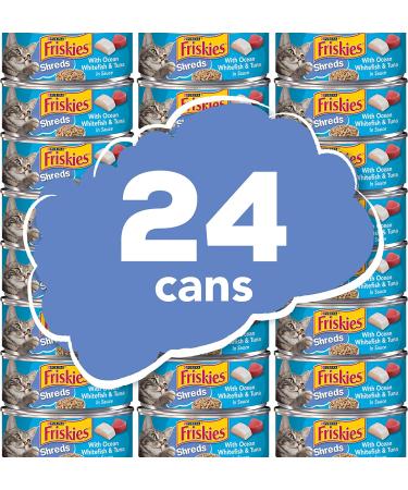 Friskies Ocean Whitefish & Tuna Cat Food 5.5 oz. Cans (Pack of 24) - Buy Online on GoSupps.com
