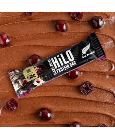 Healthspan Elite All Blacks Protein Bars (12 bars) | 20g Plant Based Protein Per Serving | 7.5g Fibre | 1.1g Naturally Occurring Sugars | Informed Sport Accredited | Vegan (Black Forest Gateau) - Buy Online on GoSupps.com