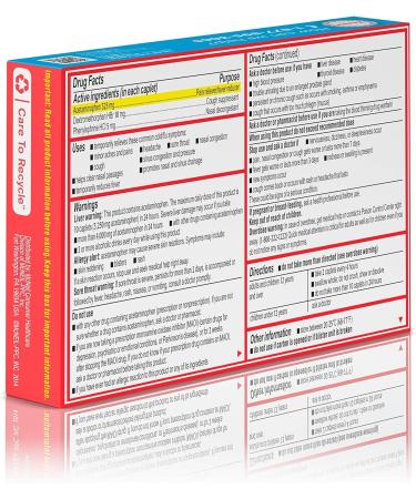 Tylenol Cold Multi-Symptom Relief Caplets - 24 Count - Buy Online on GoSupps.com