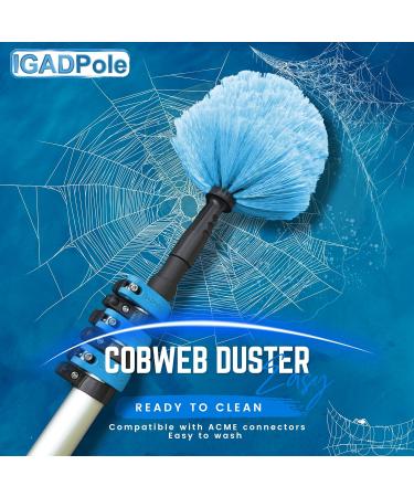 IGADPole 24ft(7m) Washing Kit: Water-fed Brush Cobweb Duster and 10 (25cm) Squeegee and Soap Dispenser Window Cleaning Pole Water Fed Telescopic Brush Window Cleaner Equipment 7m (24ft) Pole - Buy Online on GoSupps.com
