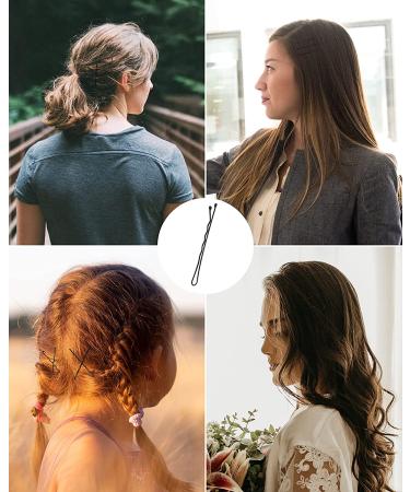 360 Pcs 2 Inch Black Bobby Pins with Secure Hold - Premium Hair Pins for Kids, Girls, and Women with Store Box - Buy Online on GoSupps.com