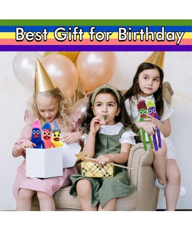 Sausage Purple Plush Toy - Rainbow Friends Cartoon Character | Soft Squishy Stuffed Doll for Kids | Ideal Squishmallow Teddy Pillow Figure Toy - Buy Online on GoSupps.com
