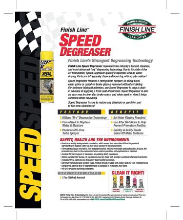 Finish Line Speed Degreaser: Value Pack for Efficient Bicycle Maintenance - Buy Online on GoSupps.com