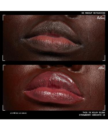 NYX Professional Makeup Strawberry Horchata Milky Gloss Lip Gloss - 12 Hour Hydration, Vegan, Mauve Pink - Scented Milkshake - Buy Online on GoSupps.com