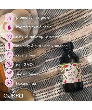 Pukka Herbs Organic Castor Oil 250ml - Natural Moisturizer & Skin Care - Buy Online on GoSupps.com