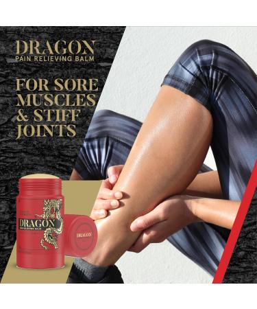 Dragon Balm 3.4oz Rollup - Regular Strength Isolate for Muscle & Joint Discomfort Relief | Back Elbows Feet Hips Neck - Buy Online on GoSupps.com