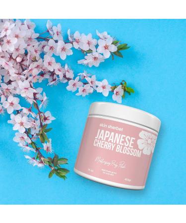 Japanese Cherry Blossom Body Polish Salt Scrub - 23oz | Exfoliating Scrub for Smooth Skin | International Shipping Available - Buy Online on GoSupps.com