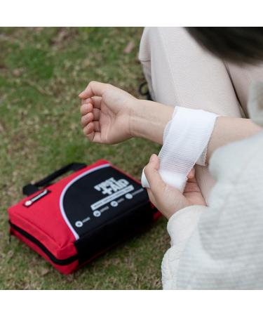 General Medi 160-Piece Premium First Aid Set - Essential Kit for Home Car Office Sports Camping & Travel - Red - Buy Online on GoSupps.com