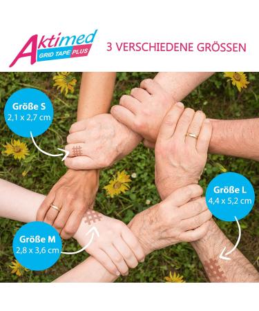Aktimed Grid Tape Plus Professional Pack | Patent-Based Lattice Tape with Arnica D6 | Acupuncture-Grade Pain Relief | Dermatologically Tested CroSstape - Buy Online on GoSupps.com