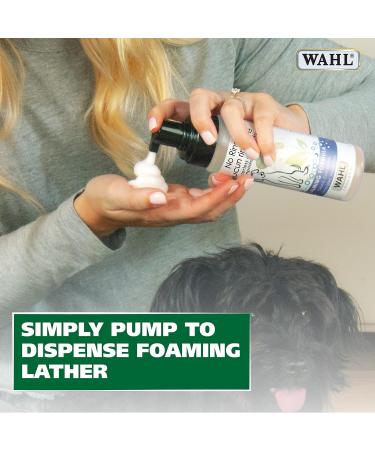 Wahl Canada No Rinse Shampoo for Dogs Odour Control Waterless Shampoo Foam Dispenser 210ml Model 58312 - Buy Online on GoSupps.com