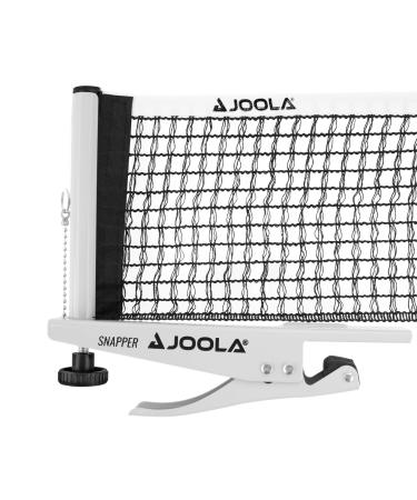 JOOLA Snapper Professional Table Tennis Net and Post Set - Portable and Easy Setup 72" Regulation Size Ping Pong Spring Activated Clamp Net