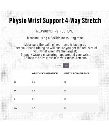 Back on Track Physio 4-Way Stretch Black Wrist Brace - Enhanced Mobility & Recovery | Welltex Technology for Active Lifestyles | Size S Small - International Shipping Available - Buy Online on GoSupps.com