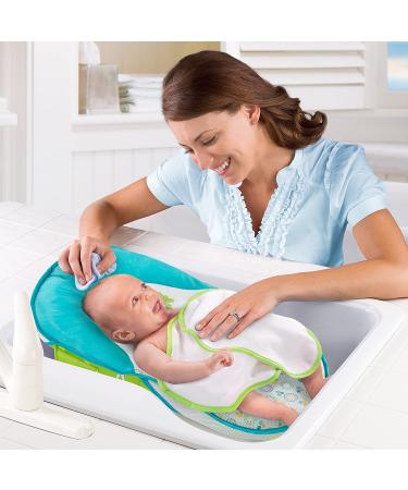 Summer Bath Sling with Warming Wings (Teal) - Sink or Tub Bath Support - Buy Online on GoSupps.com