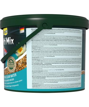 Tetra Pond Multi Mix - Premium Fish Feed for All Pond Fish | 10L Bucket with Flake Sticks Gammarus Wafer - Buy Online on GoSupps.com