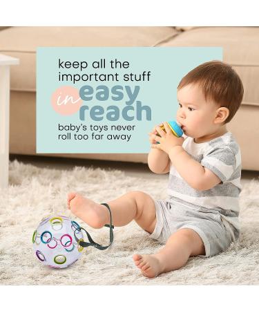 Baby Buddy 4 Piece Secure-A-Toy Set - White/Green/Grey - Buy Online on GoSupps.com