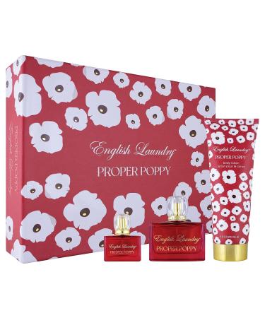 English Laundry Proper Poppy 3.4 fl. oz Eau de Parfum Gift Set for Her - Buy Online on GoSupps.com