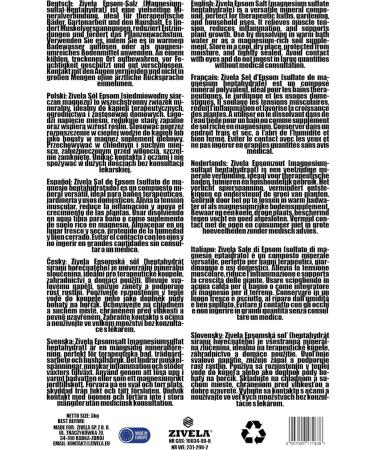 Epsom Bath Salt 5kg | Epsom Bath Salt 5kg | Epsom Salt Magnesium Sulphate | Pharmaceutical Grade - 100% Pure | Natural Salt - Buy Online on GoSupps.com