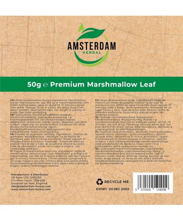 Amsterdam Herbal Premium Mix 50g - 100% Natural Marshmallow Leaf for Coffee Shops - Buy Online on GoSupps.com