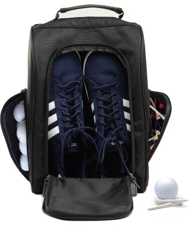 Athletico Executive Golf Shoe Bag with Luggage Tag - Premium Zippered Carrier for Men and Women - Buy Online on GoSupps.com