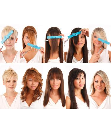 Original CreaClip Bangs & Scissors Hair Cutting Tool - Shark Tank Featured Fringe Trimming Guide & Kids Haircut Kit - Buy Online on GoSupps.com