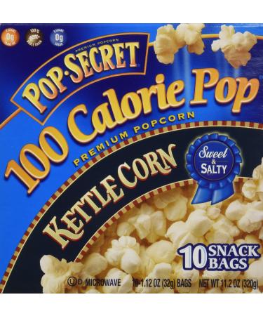 Pop Secret 100 Calorie Kettle Corn - 11.2 oz - 10 ct Kettle-Corn 11.2 Ounce (Pack of 10)