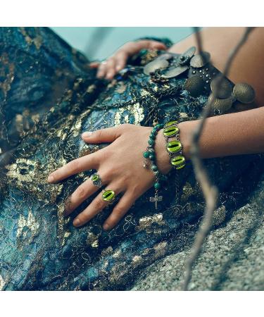 70 Pcs Large Animal Glass Eye Cabochons - Mixed Sizes Dragon Eyes for DIY Jewelry Making (Novel Style) - Buy Online on GoSupps.com