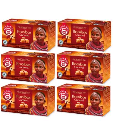 DEKOND Teekanne Rooibos Cr me Caramel Tea (6 x 35 g)