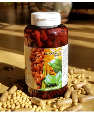 NATTO BIO 4in1 - Vitamin K2 MK7, Nattokinase, Probiotics, Soy Isoflavones - 120 Capsules - Buy Online on GoSupps.com