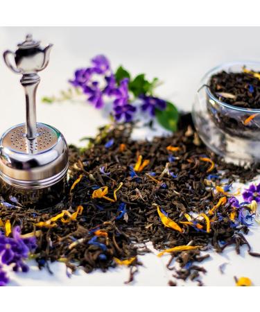 Zyanna Earl Grey Tea - Premium Black Tea with Bergamot Oil & Blue Corn Flower - 2.35oz (100g) - Classic English Breakfast Experience - Buy Online on GoSupps.com