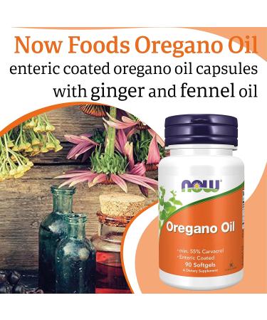 Now Foods Oregano Oil 90 Softgels | Lab-Tested, Gluten-Free, Non-GMO | Vegetable & SOYA Free - Buy Online on GoSupps.com