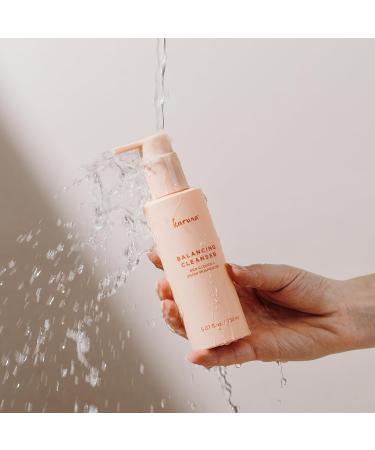 Karuna Balancing Facial Cleanser - Hydrating Foaming Face Wash with Red Clover & Snow Mushroom | Soothing Lavender Water | 150 ml | International Shipping - Buy Online on GoSupps.com