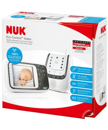 NUK Baby Monitor with Camera & Intercom | Eco Control+ Video Temp Sensor & Radiation-Free - Buy Online on GoSupps.com