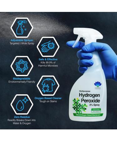 Innovative Naturopathics - Hydrogen Peroxide Spray - 3% - 500ml - Pure Food Grade (1) - Buy Online on GoSupps.com