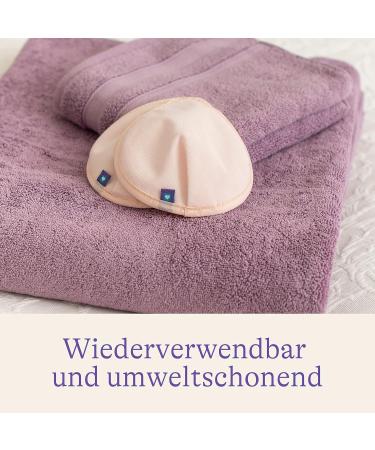 Lansinoh Washable Breastfeeding Inserts - 8 Pieces (Light Pink & Black) | Ultra-Suction Super Soft & Reusable | Includes Laundry Net - Buy Online on GoSupps.com