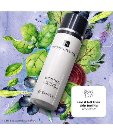 TEMPLESPA Be Still Gentle Facial Moisturizer | Hydrate & Soothe Sensitive Skin | Vegan Cruelty-Free Vitamins A & E | 1.6 fl. oz - International Shipping Available - Buy Online on GoSupps.com