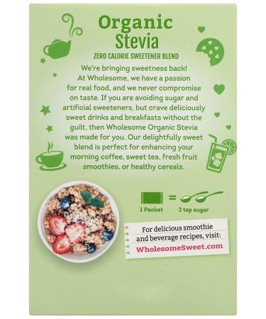 Organic Stevia Zero Calorie Sweetener Blend - Non GMO & Gluten Free - 2.65 Oz (Pack of 75) - Buy Online on GoSupps.com