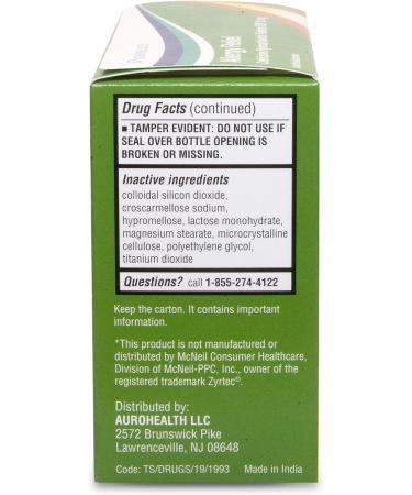 Aurohealth Allergy Relief Cetirizine Hydrochloride 10mg Tablets - 100 Count - Buy Online on GoSupps.com