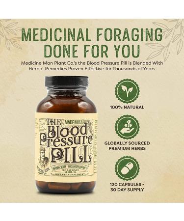 Blood Pressure Pill: Natural Herbal Capsules with Hawthorn, Rosella, Hibiscus & Ginger - 120ct, Organic Supplement for Lowering High Blood Pressure - Buy Online on GoSupps.com
