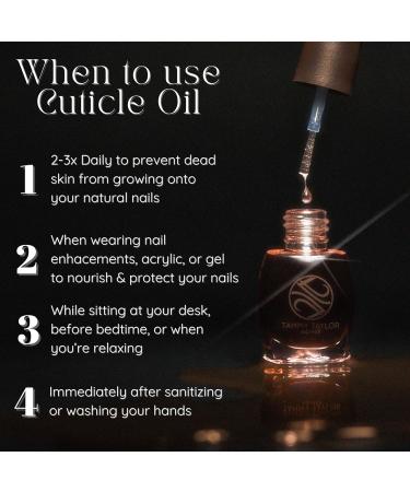 Tammy Taylor Hydrating Nail Cuticle Oil & Cream | Peach Softener with Vitamin E & Jojoba | USA Made Nail Growth Oil 4 oz - Buy Online on GoSupps.com