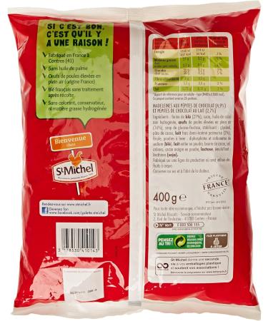 St Michel Madeleines Chocolate Chips 400 g - Buy Online on GoSupps.com