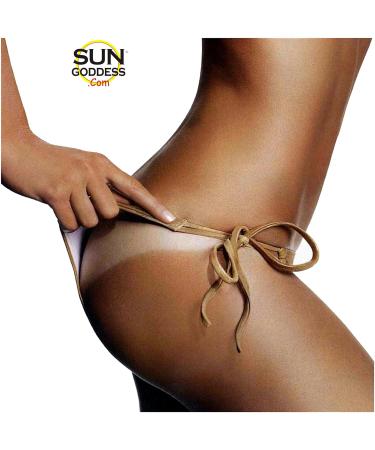 Sun Goddess Very Dark Self Tanning Lotion 8 oz + Applicator Mitt - Long Lasting Tan, Natural Look - Best Fake Tanner - Buy Online on GoSupps.com
