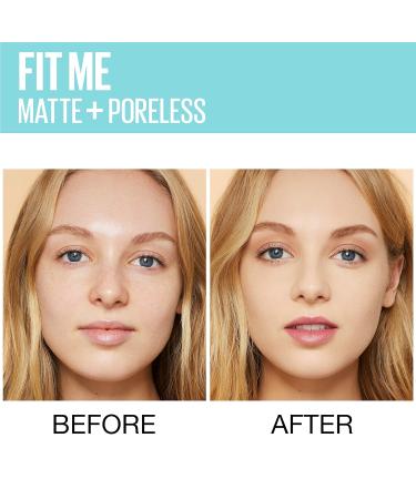 Maybelline Fit Me Matte + Poreless Liquid Foundation Makeup 112 Natural Ivory 1 Fl Oz x 2 - Pack of 2 | Oil-Free Formula - Buy Online on GoSupps.com