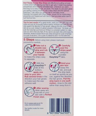 Veet Full Body Waxing Kit for Normal Skin - 1 Pack | Smooth Skin Solutions - International Shipping Available - Buy Online on GoSupps.com