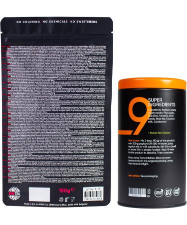 ATOP LLC WOW TEA Dual Tea & Meal Replacement Superfood Combo Weight Loss and Detox Tea 9 Superfoods Organic herbal tea with loose leaves 300g Made in EU - Buy Online on GoSupps.com