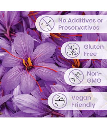 Align Nutrients Saffron Extract Capsules 88.5mg - 60 ct | Natural & Pure Mood Balancer | Antioxidant for Heart & Eye Health - Buy Online on GoSupps.com