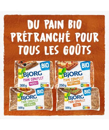 BJORG - Organic Wholemeal Wheat Toast - Palm Oil Free - Source Of Fiber - 250g Packaging May Vary - Buy Online on GoSupps.com