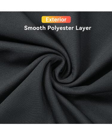 Men's Thermal Underwear Top - Crew Neck Base Layer with Microfluffy Lining, Long Sleeve, Dark Grey, Size Large - Buy Online on GoSupps.com